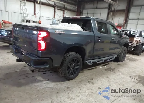 2021 Chevrolet Silverado 1500 4Wd Short Bed Custom Trail Boss z USA, uszkodzony, nr VIN 1GCPYCEF4MZ289181